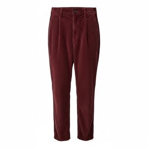 Joe’s Jeans Collection Corduroy Pants Oxblood Size 28 NWOT